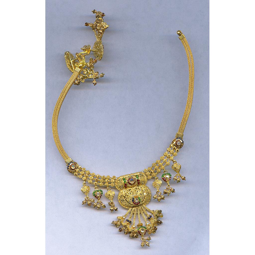 GOLD HALF SET ROUND PLAIN FANCY