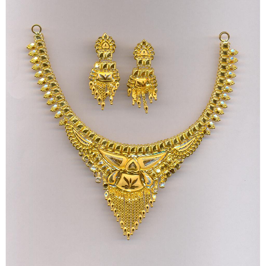 GOLD HALF SET ROUND PLAIN FANCY