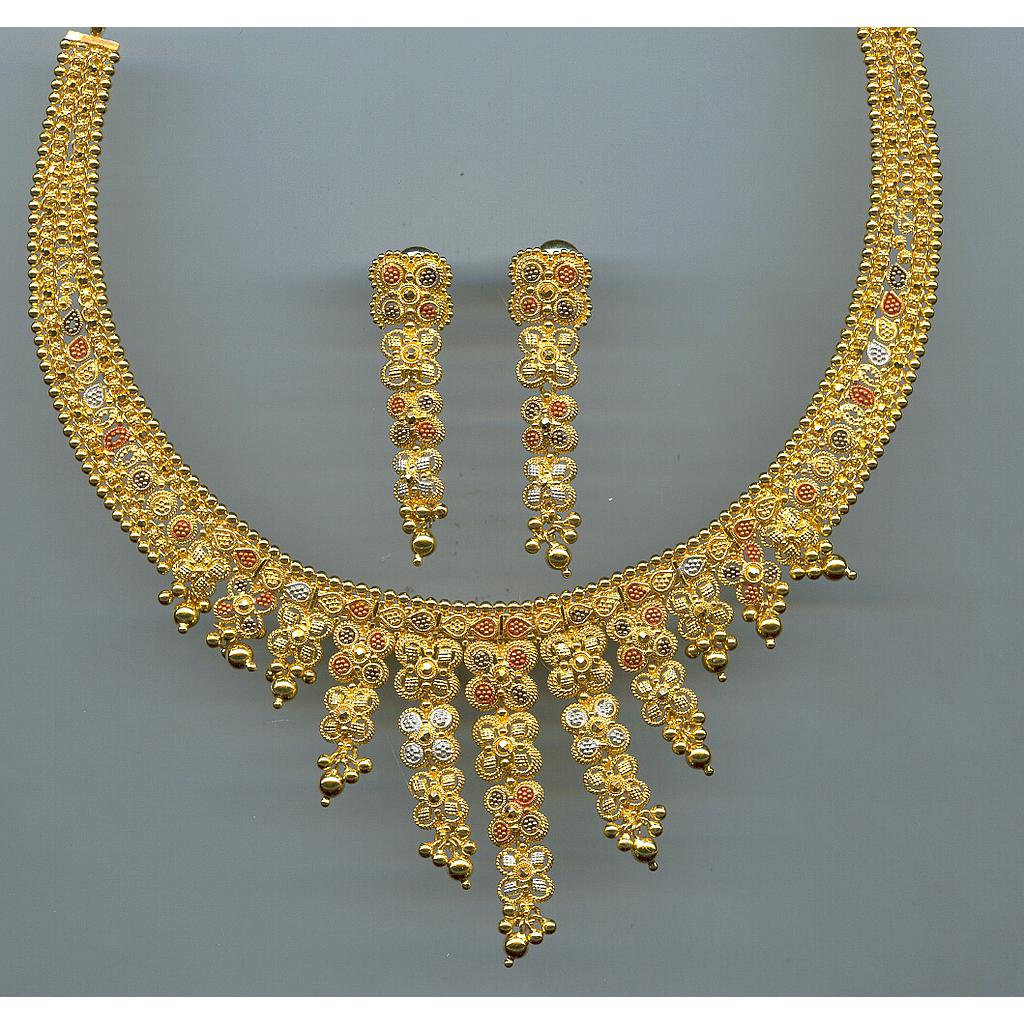 GOLD HALF SET ROUND PLAIN FANCY