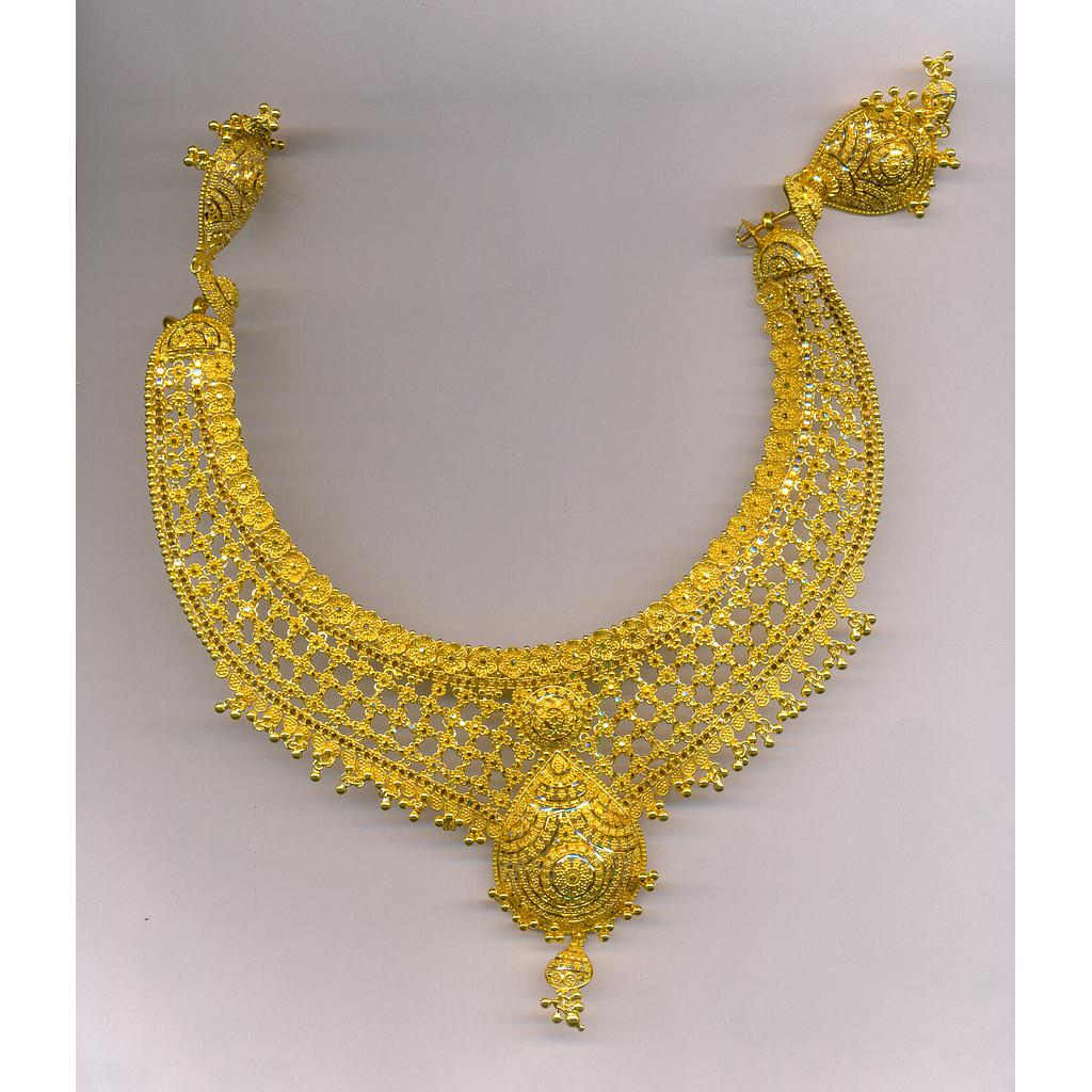 GOLD HALF SET ROUND PLAIN FANCY
