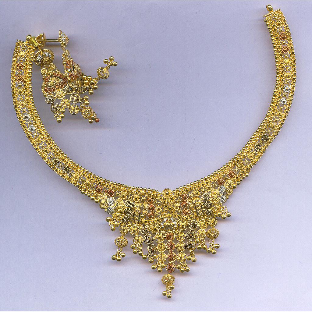 GOLD HALF SET ROUND PLAIN FANCY