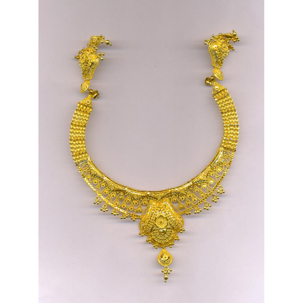 GOLD HALF SET ROUND PLAIN FANCY