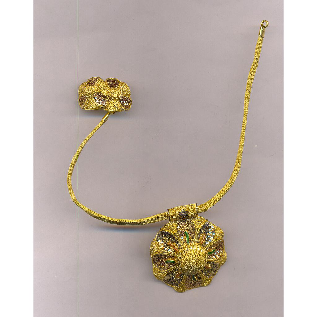 GOLD HALF SET ROUND PLAIN FANCY