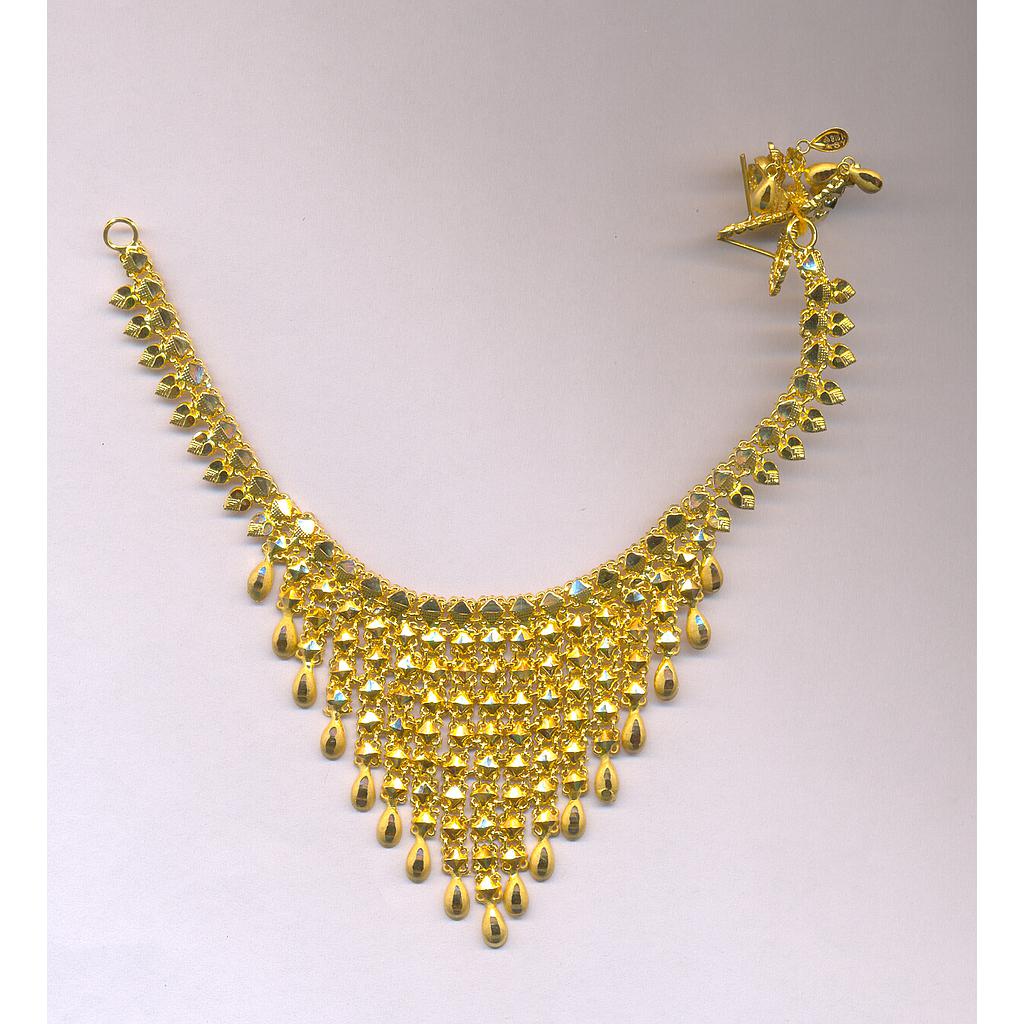 GOLD HALF SET ROUND PLAIN FANCY