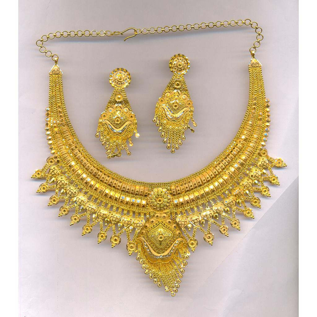 GOLD HALF SET ROUND PLAIN FANCY