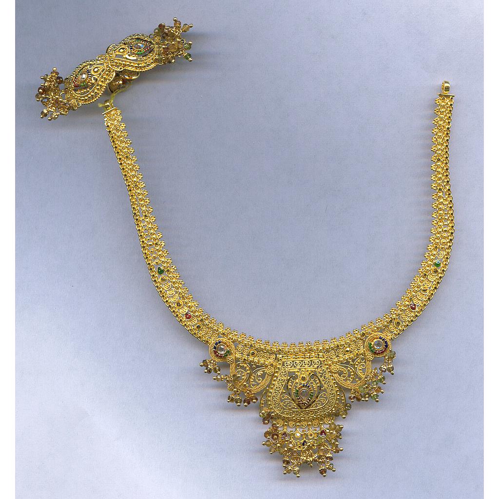 GOLD HALF SET ROUND PLAIN FANCY