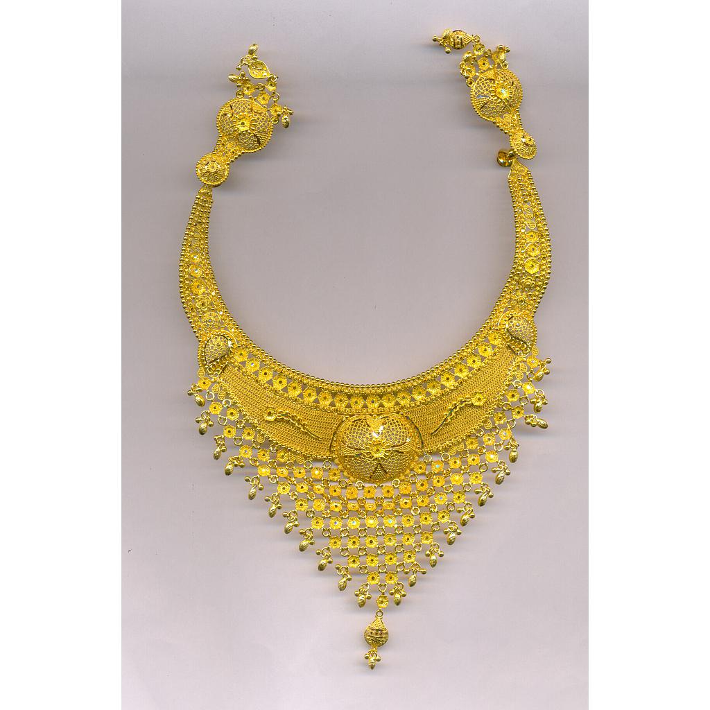 GOLD HALF SET ROUND PLAIN FANCY