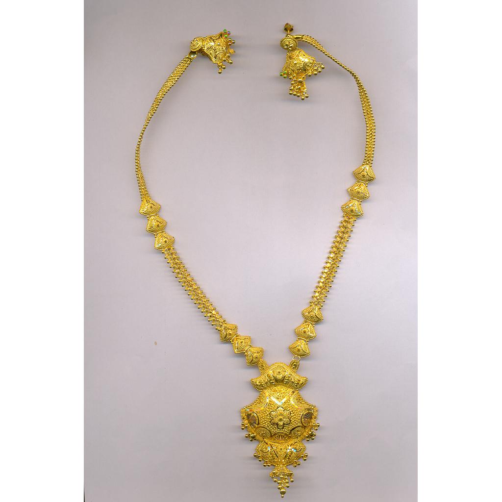 GOLD HALF SET ROUND PLAIN FANCY