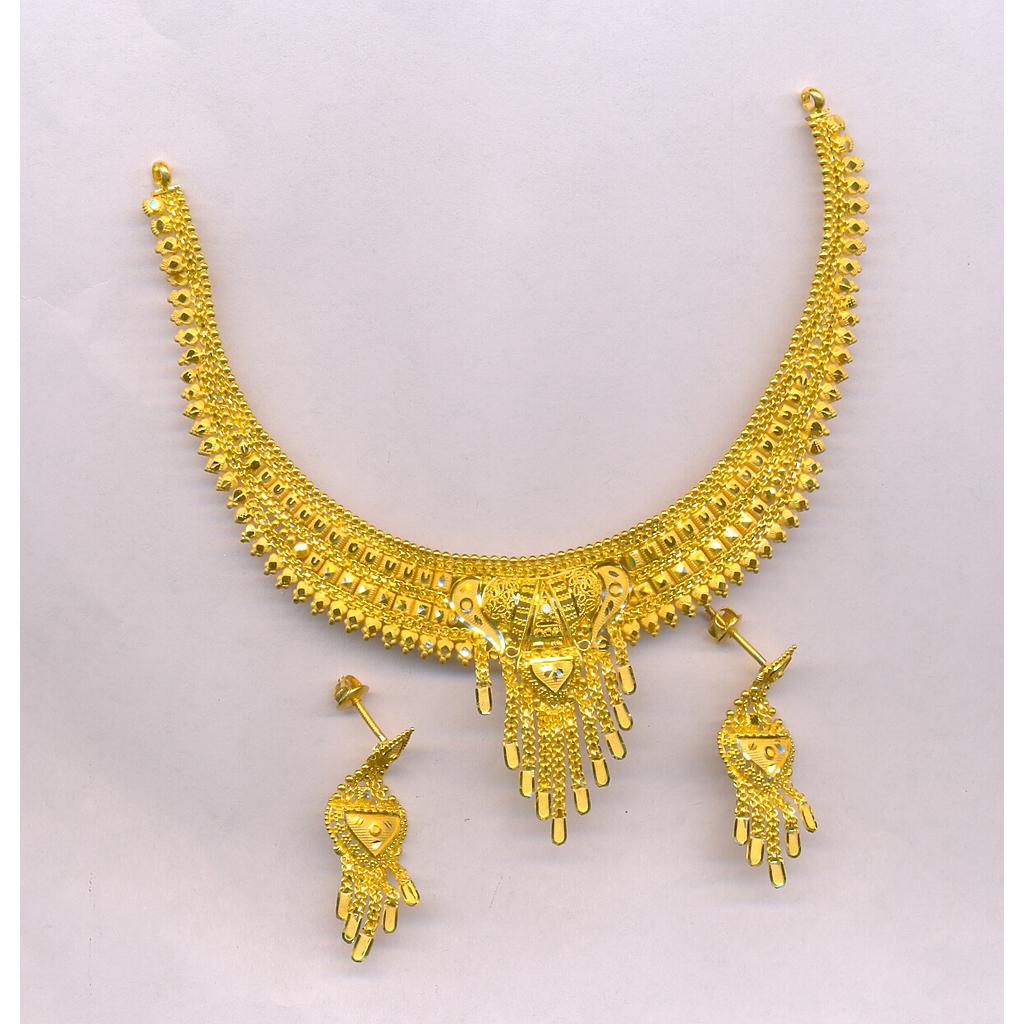 GOLD HALF SET ROUND PLAIN FANCY