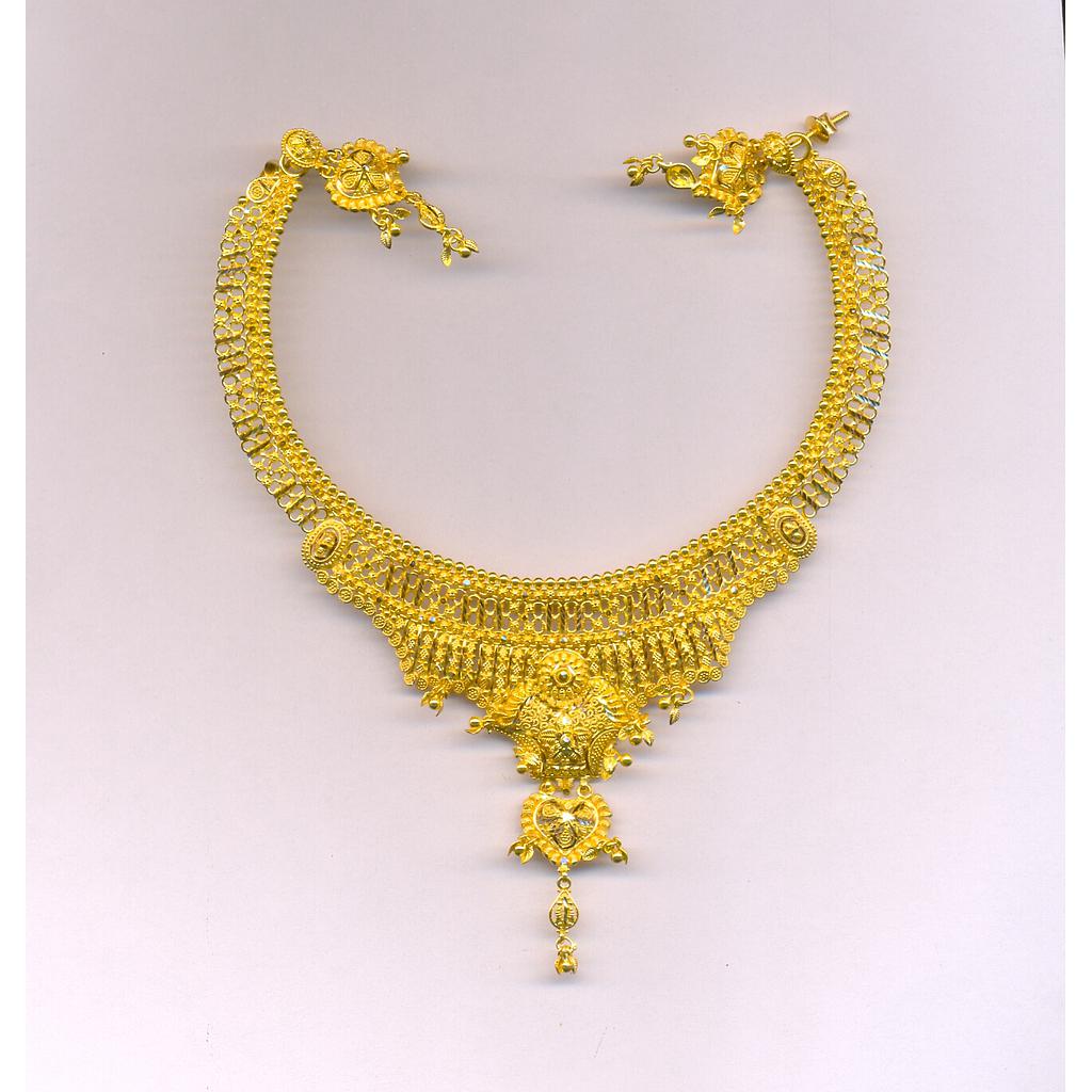 GOLD HALF SET ROUND PLAIN FANCY