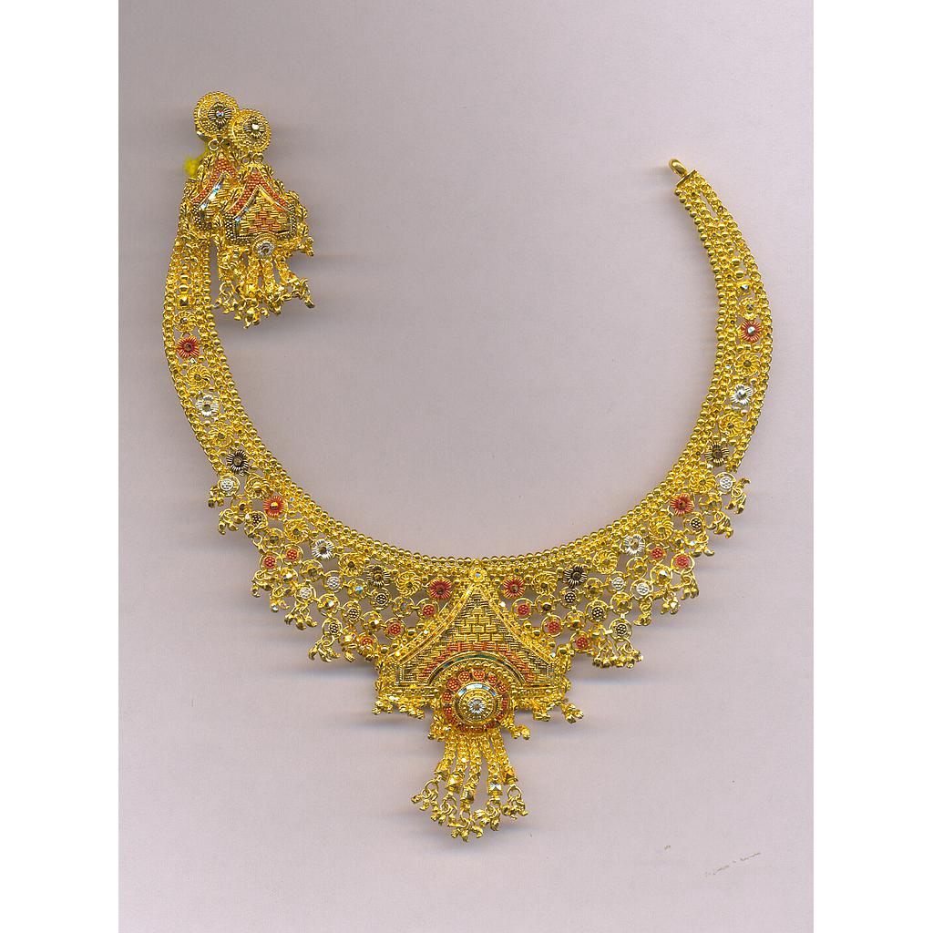 GOLD HALF SET ROUND PLAIN FANCY