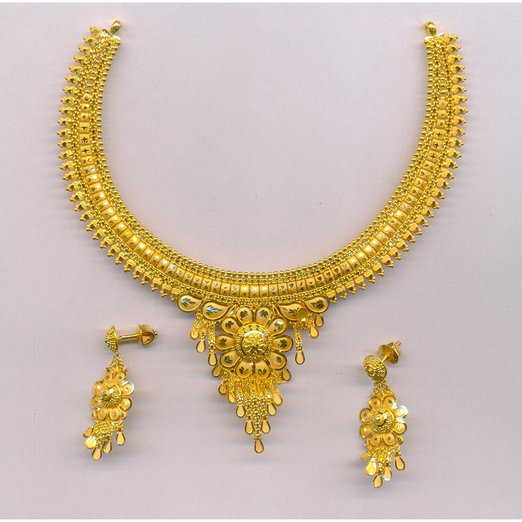GOLD HALF SET ROUND PLAIN FANCY