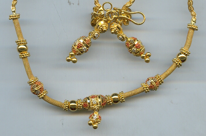 GOLD HALF SET ROUND PLAIN FANCY