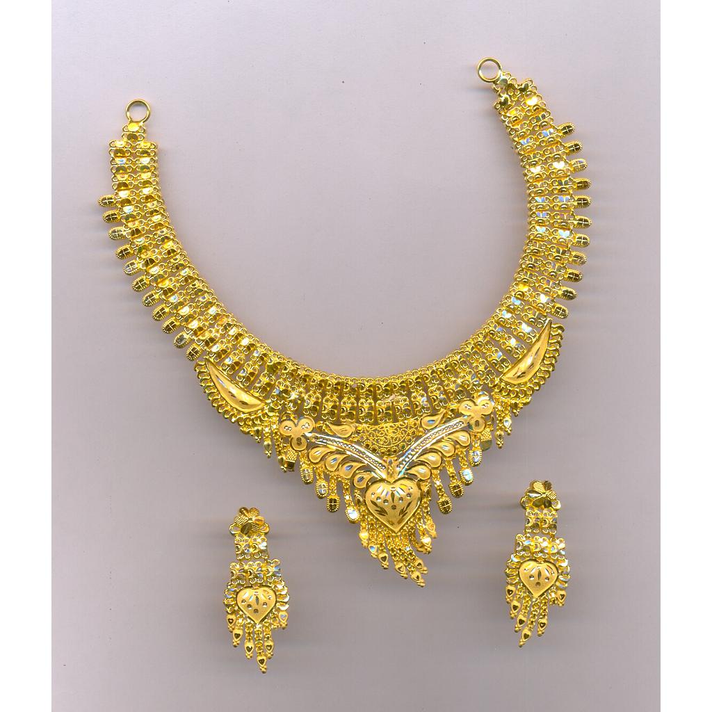 GOLD HALF SET ROUND PLAIN FANCY