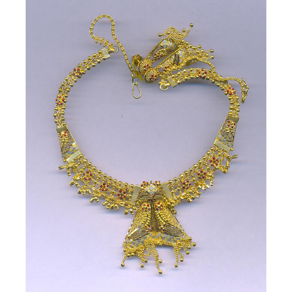 GOLD HALF SET ROUND PLAIN FANCY