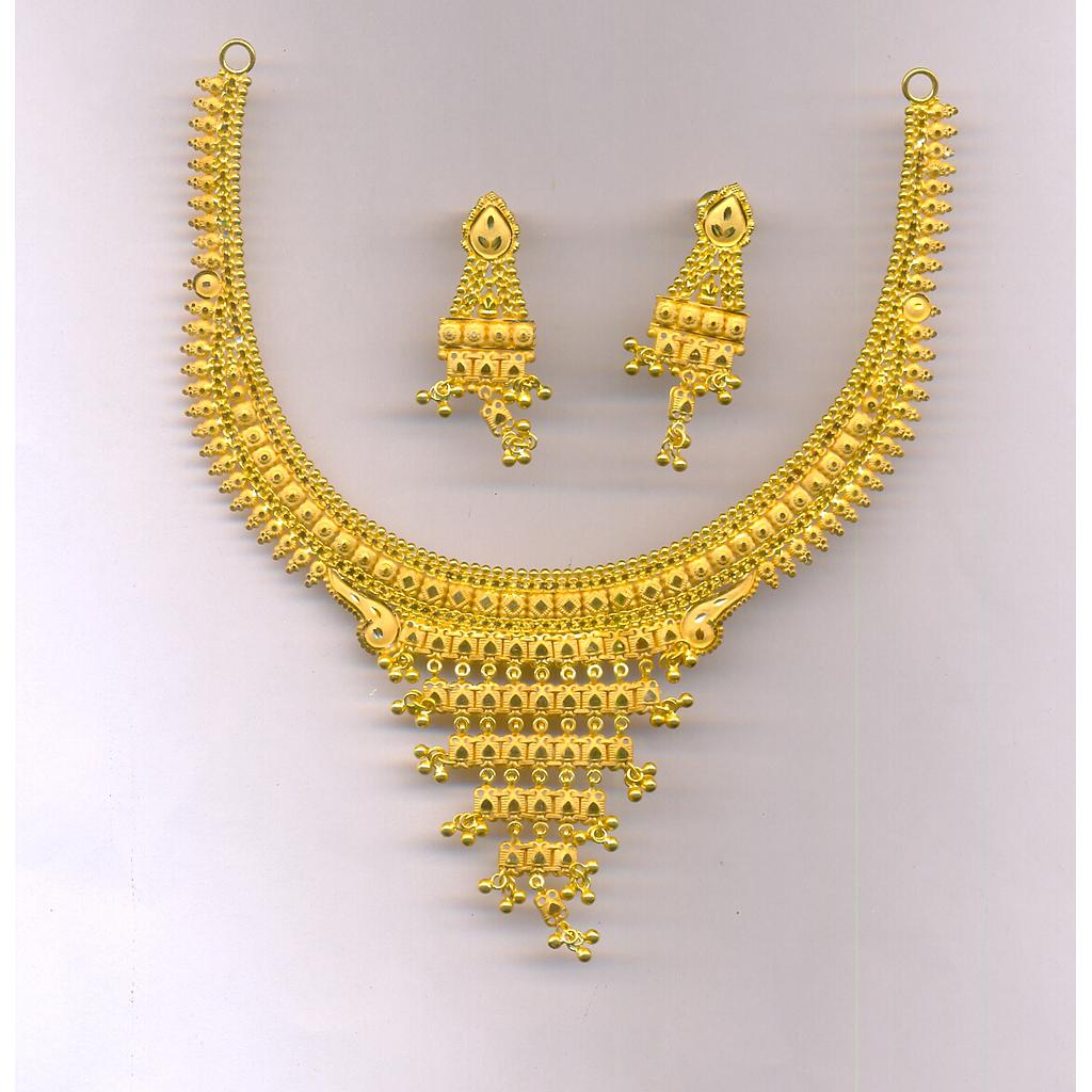 GOLD HALF SET ROUND PLAIN FANCY