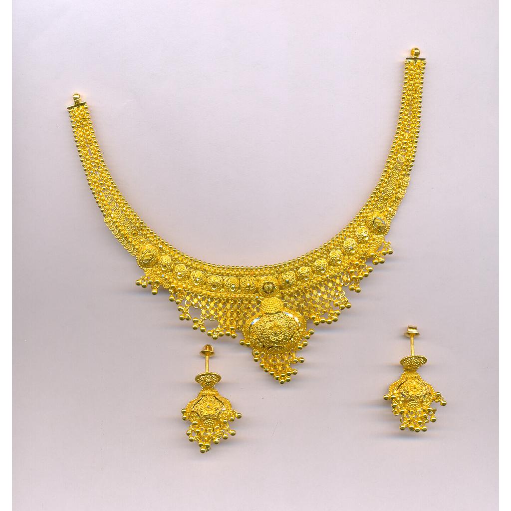 GOLD HALF SET ROUND PLAIN FANCY