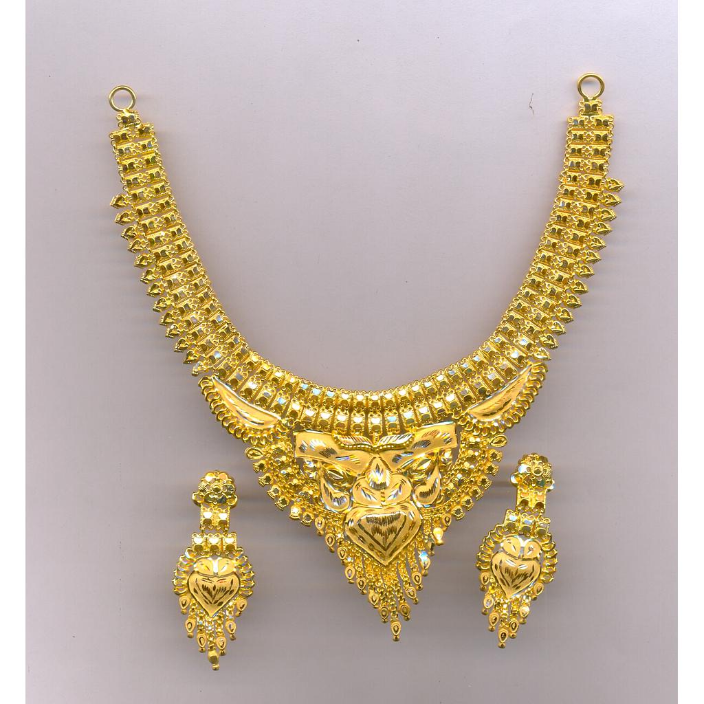 GOLD HALF SET ROUND PLAIN FANCY