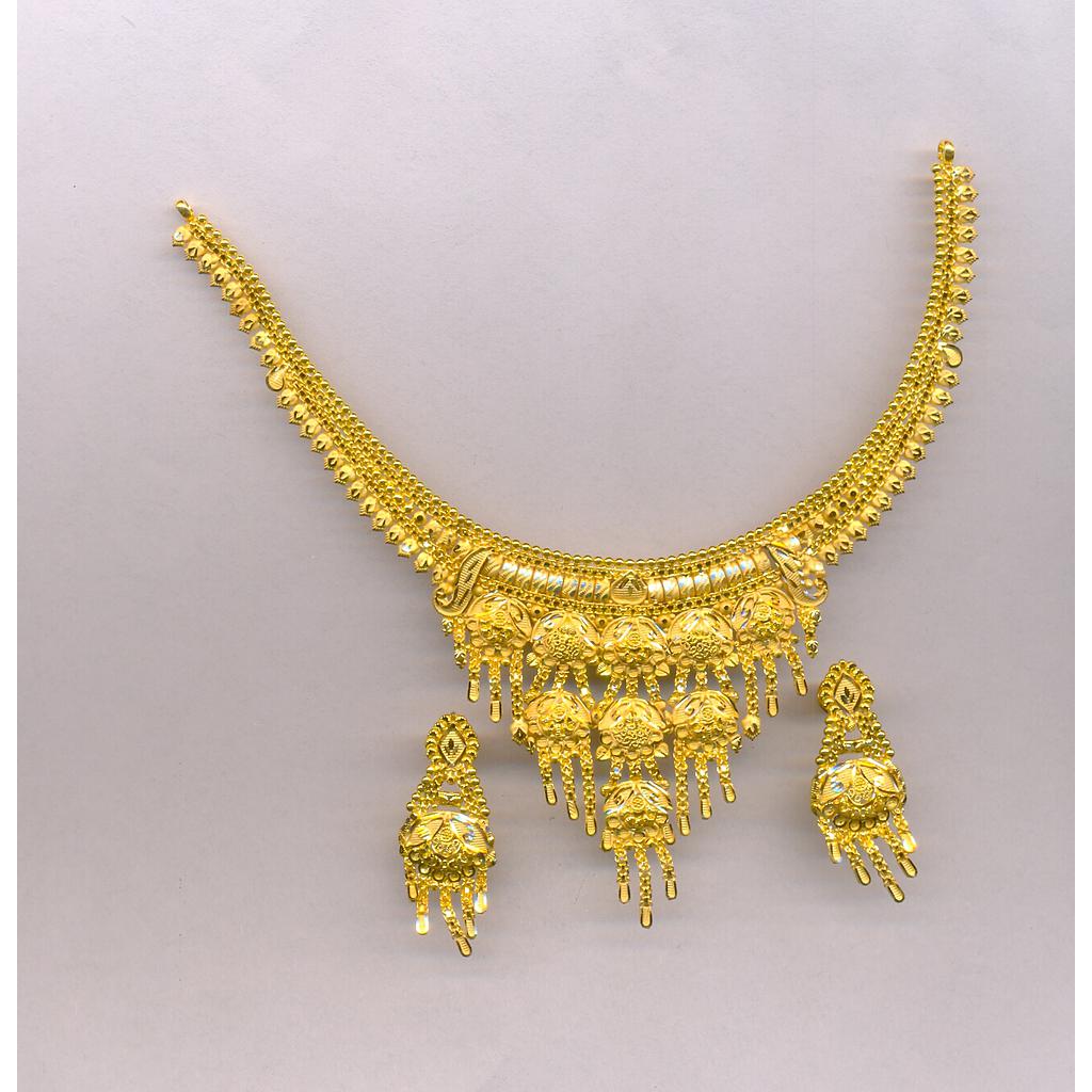 GOLD HALF SET ROUND PLAIN FANCY