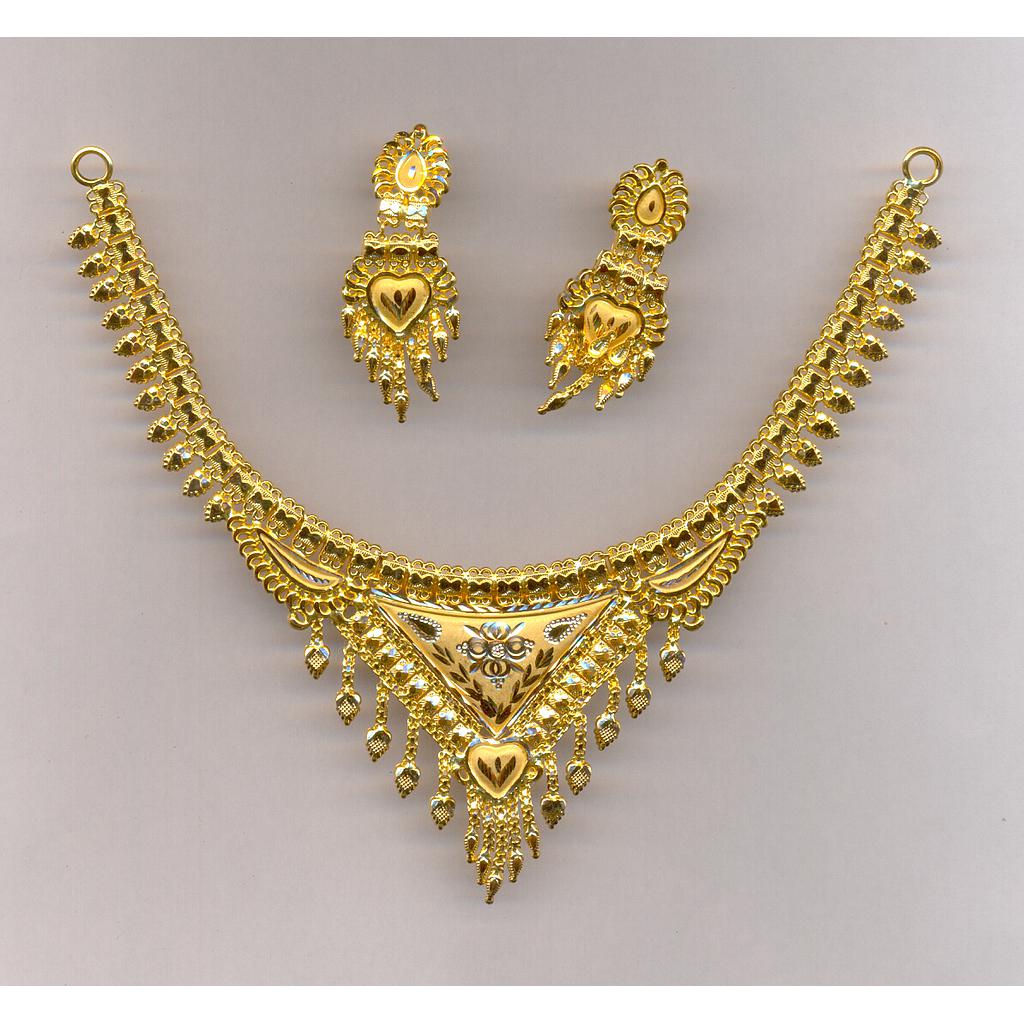GOLD HALF SET ROUND PLAIN FANCY
