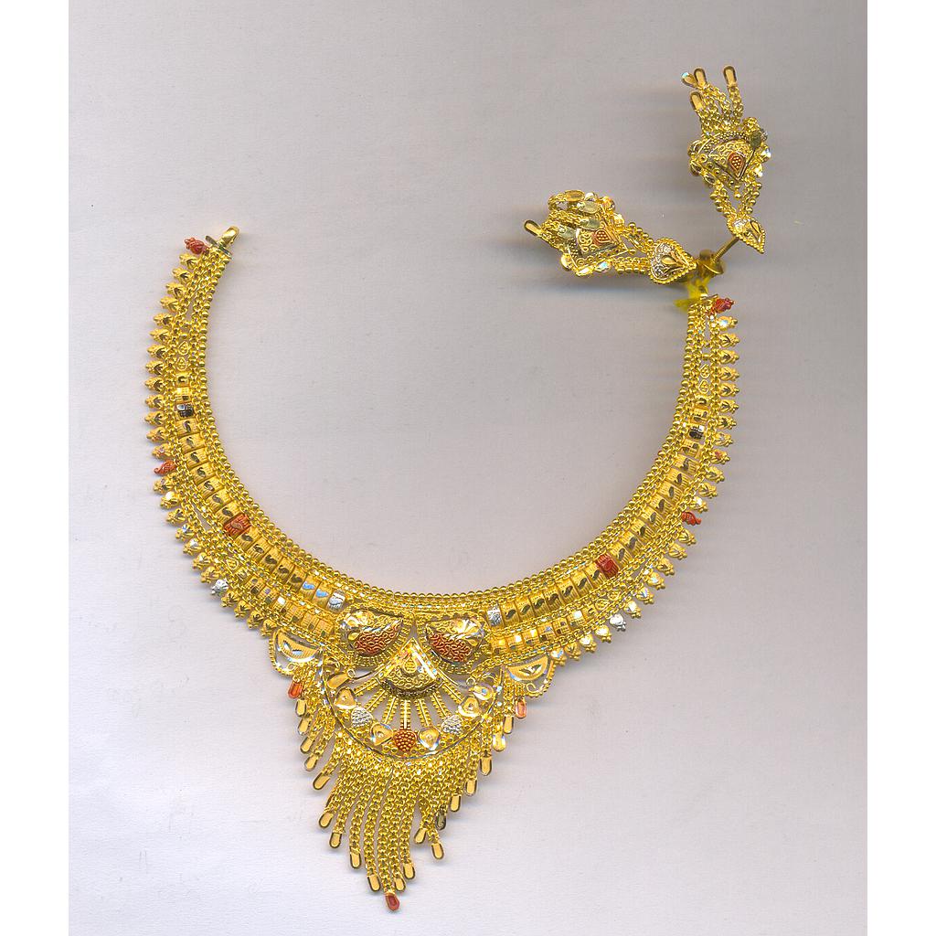 GOLD HALF SET ROUND PLAIN FANCY