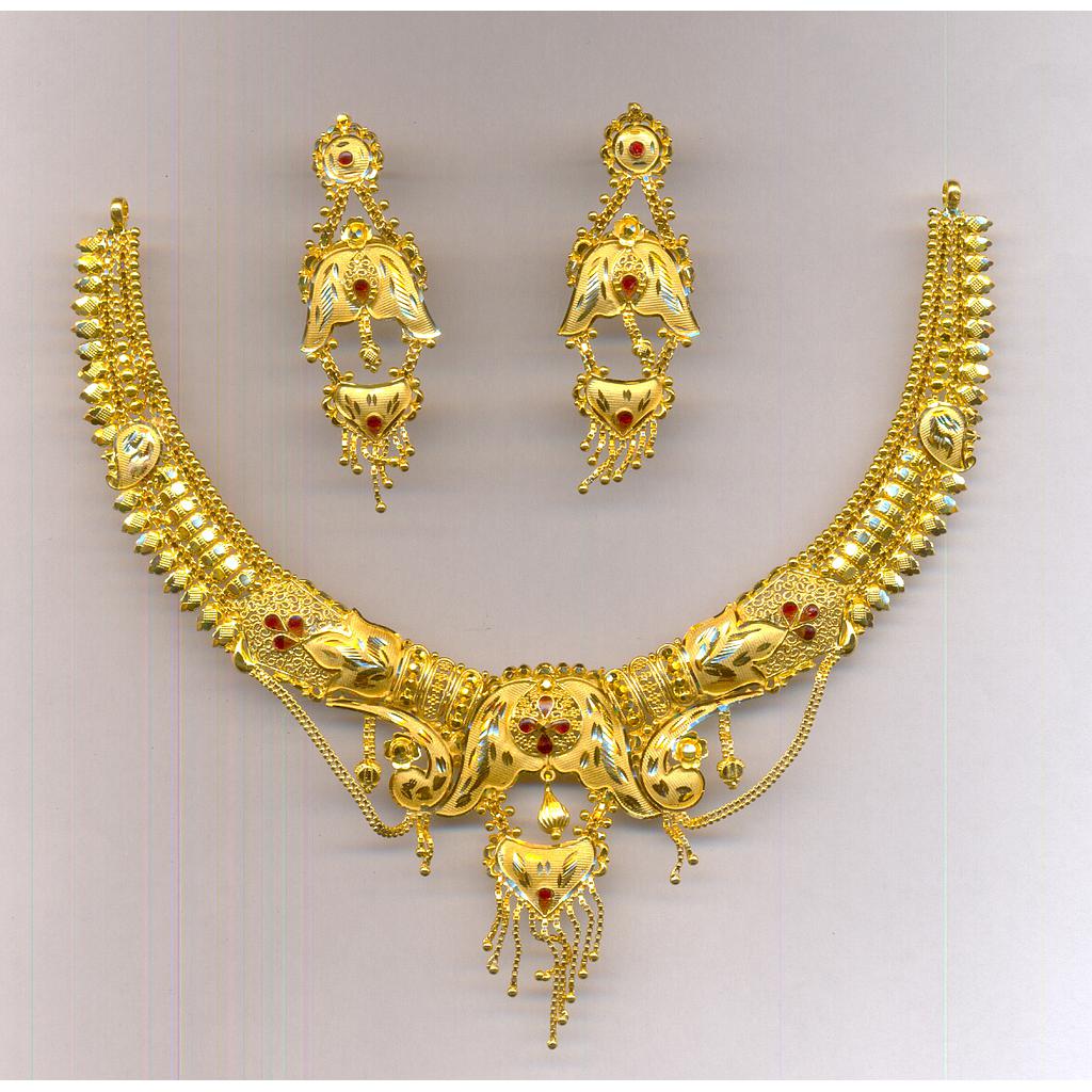 GOLD HALF SET ROUND PLAIN FANCY