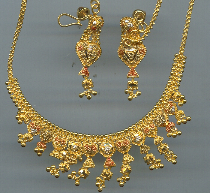 GOLD HALF SET ROUND PLAIN FANCY