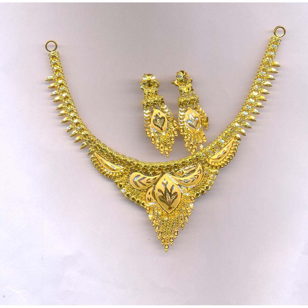 GOLD HALF SET ROUND PLAIN FANCY