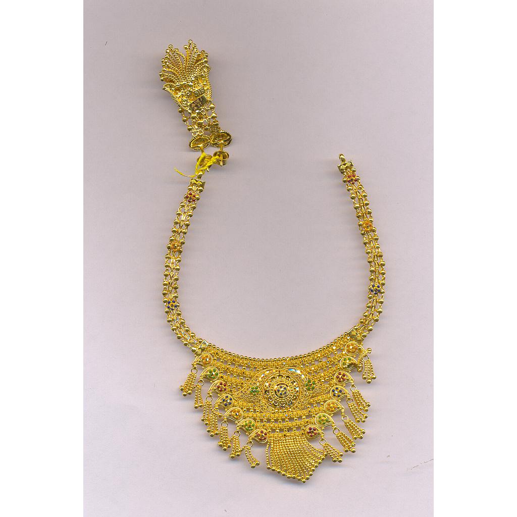 GOLD HALF SET ROUND PLAIN FANCY