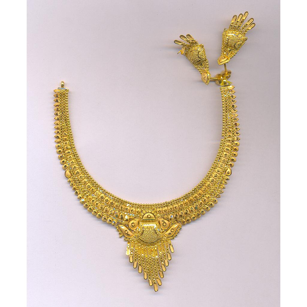 GOLD HALF SET ROUND PLAIN FANCY