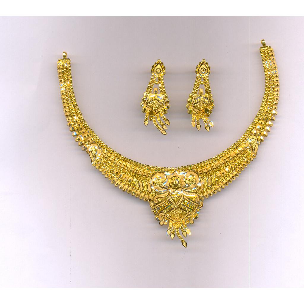 GOLD HALF SET ROUND PLAIN FANCY