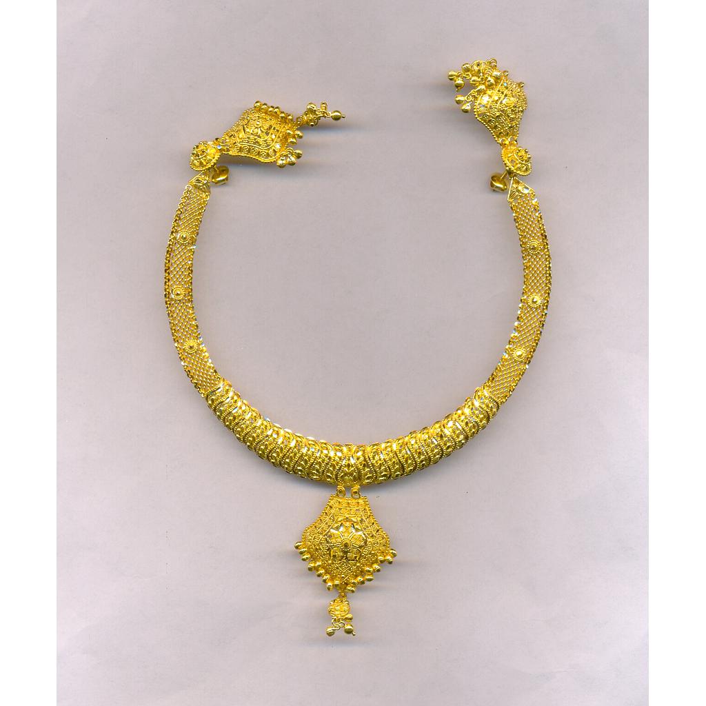 GOLD HALF SET ROUND PLAIN FANCY