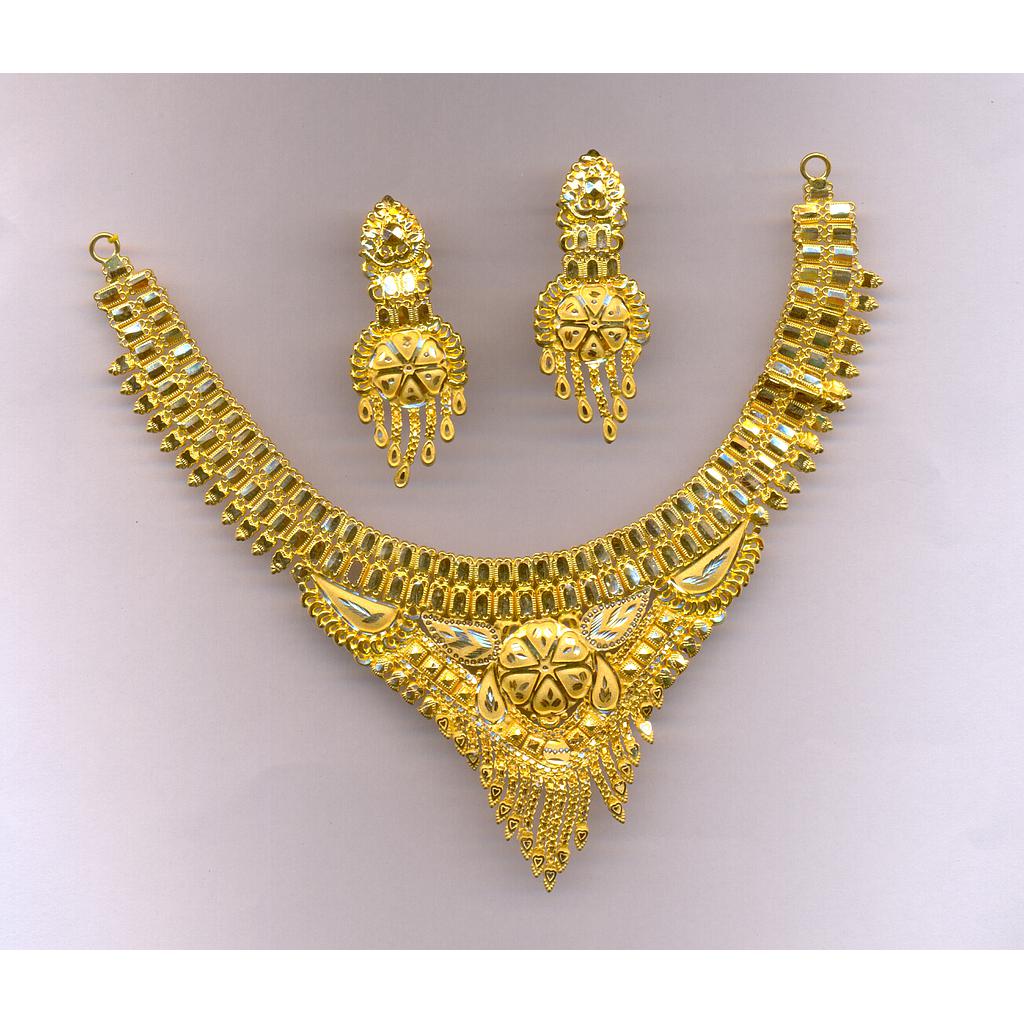 GOLD HALF SET ROUND PLAIN FANCY