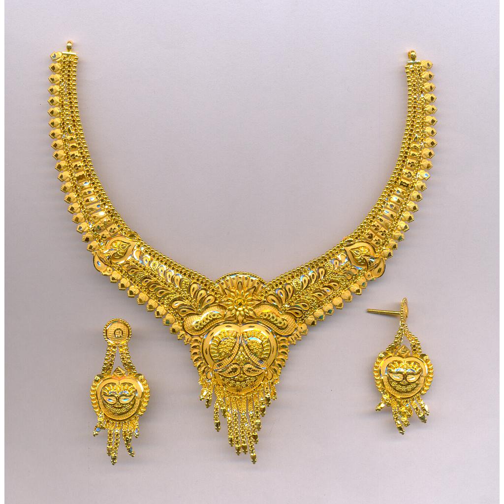 GOLD HALF SET ROUND PLAIN FANCY