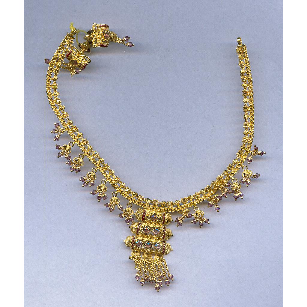 GOLD HALF SET ROUND PLAIN FANCY