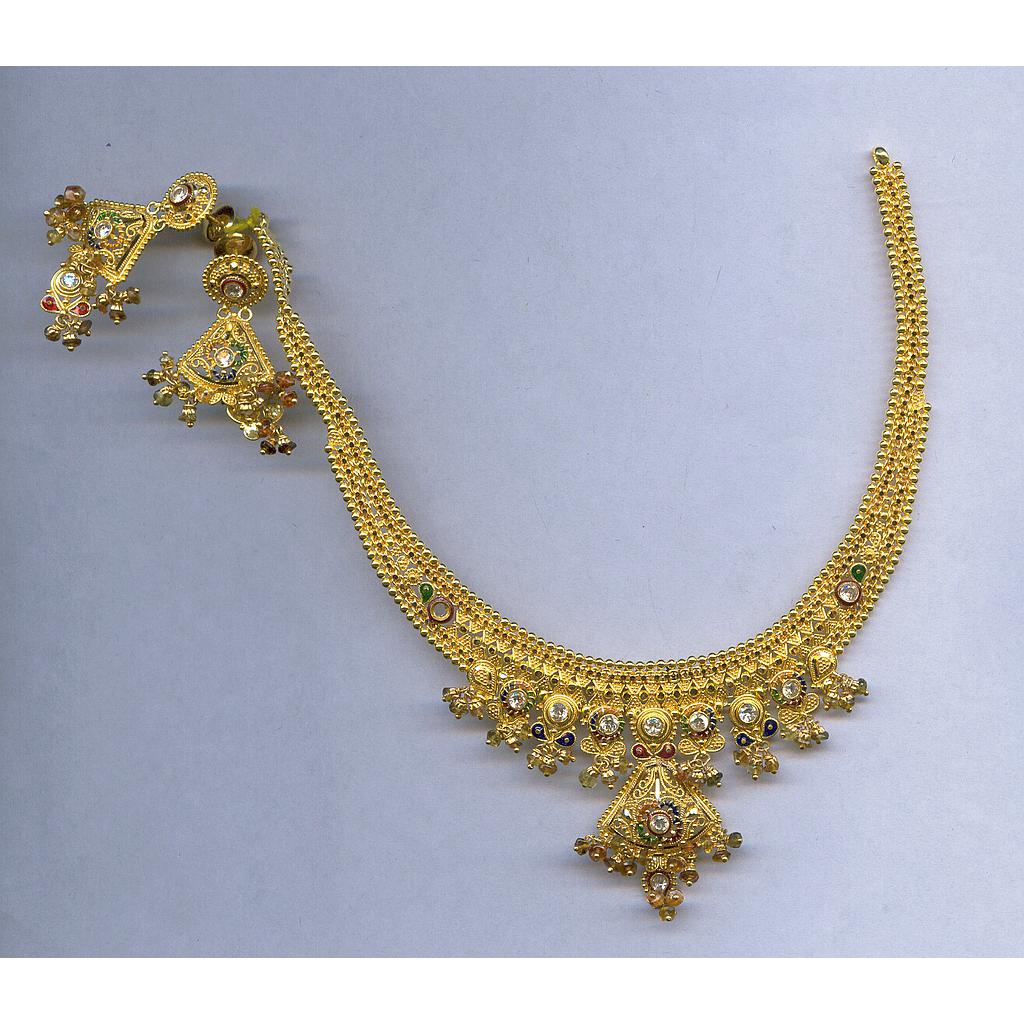 GOLD HALF SET ROUND PLAIN FANCY