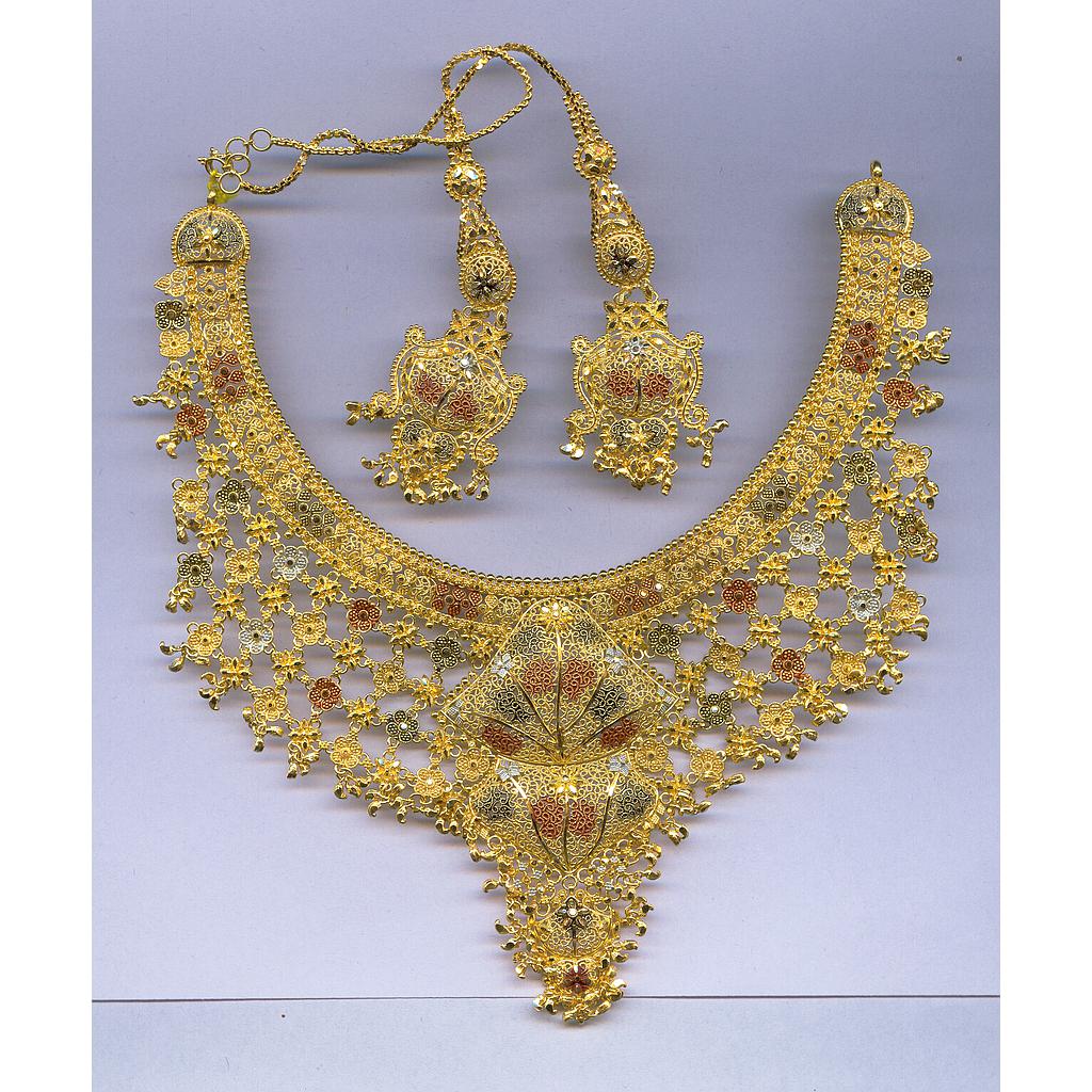 GOLD HALF SET ROUND PLAIN FANCY