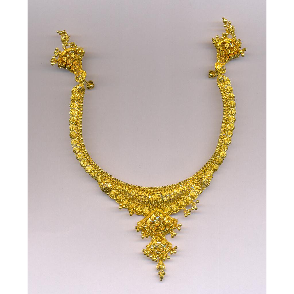 GOLD HALF SET ROUND PLAIN FANCY
