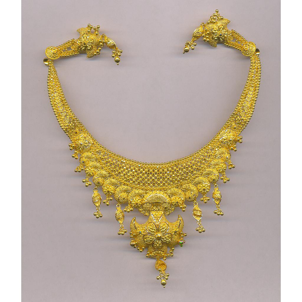GOLD HALF SET ROUND PLAIN FANCY