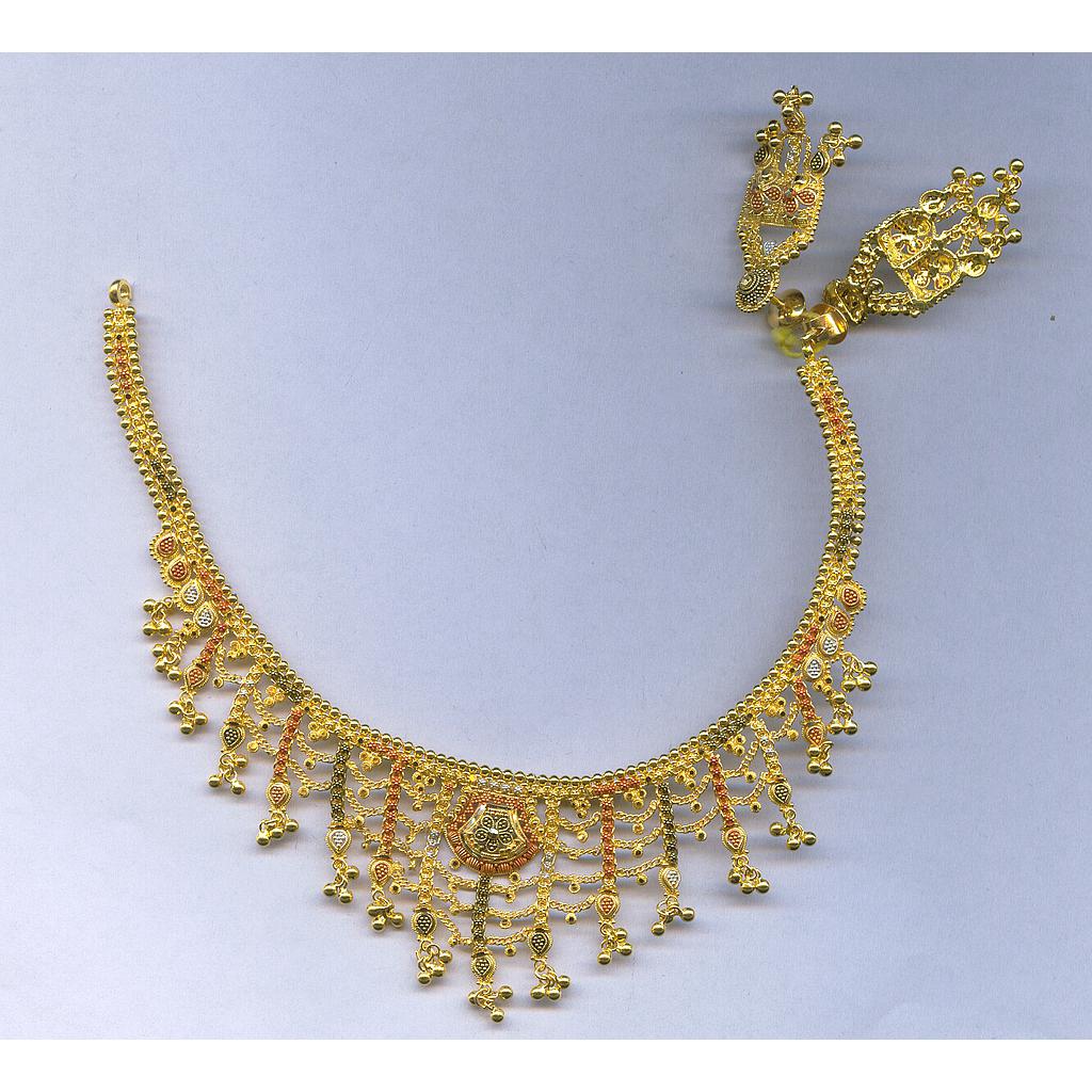 GOLD HALF SET ROUND PLAIN FANCY