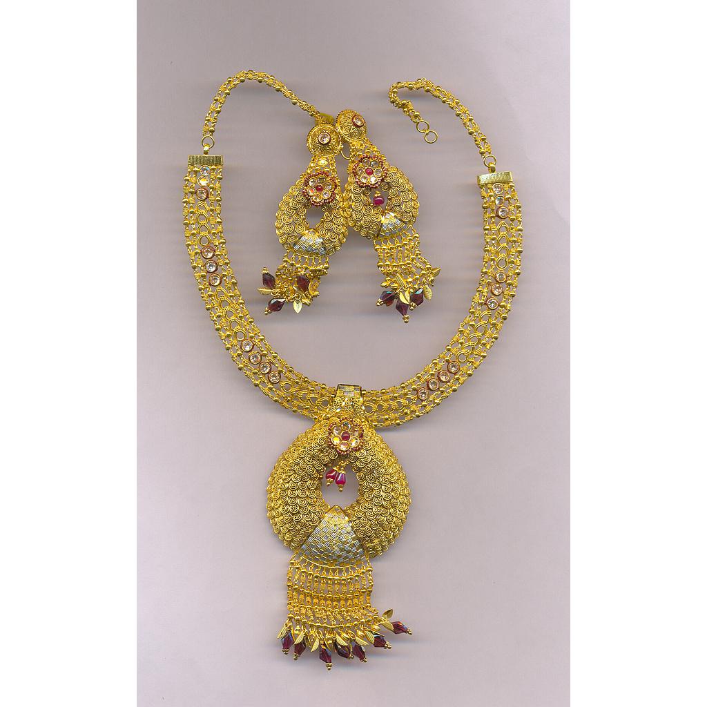 GOLD HALF SET ROUND PLAIN FANCY