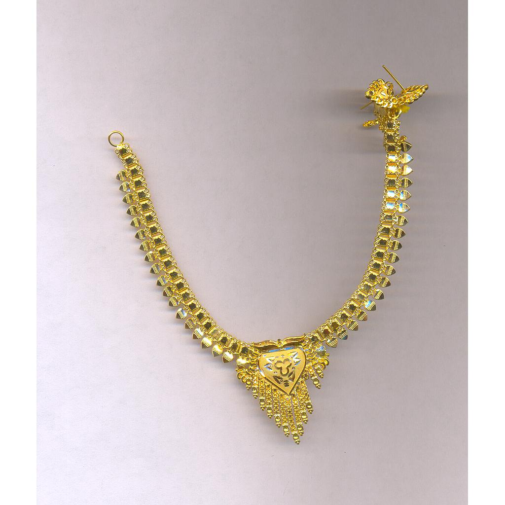 GOLD HALF SET ROUND PLAIN FANCY