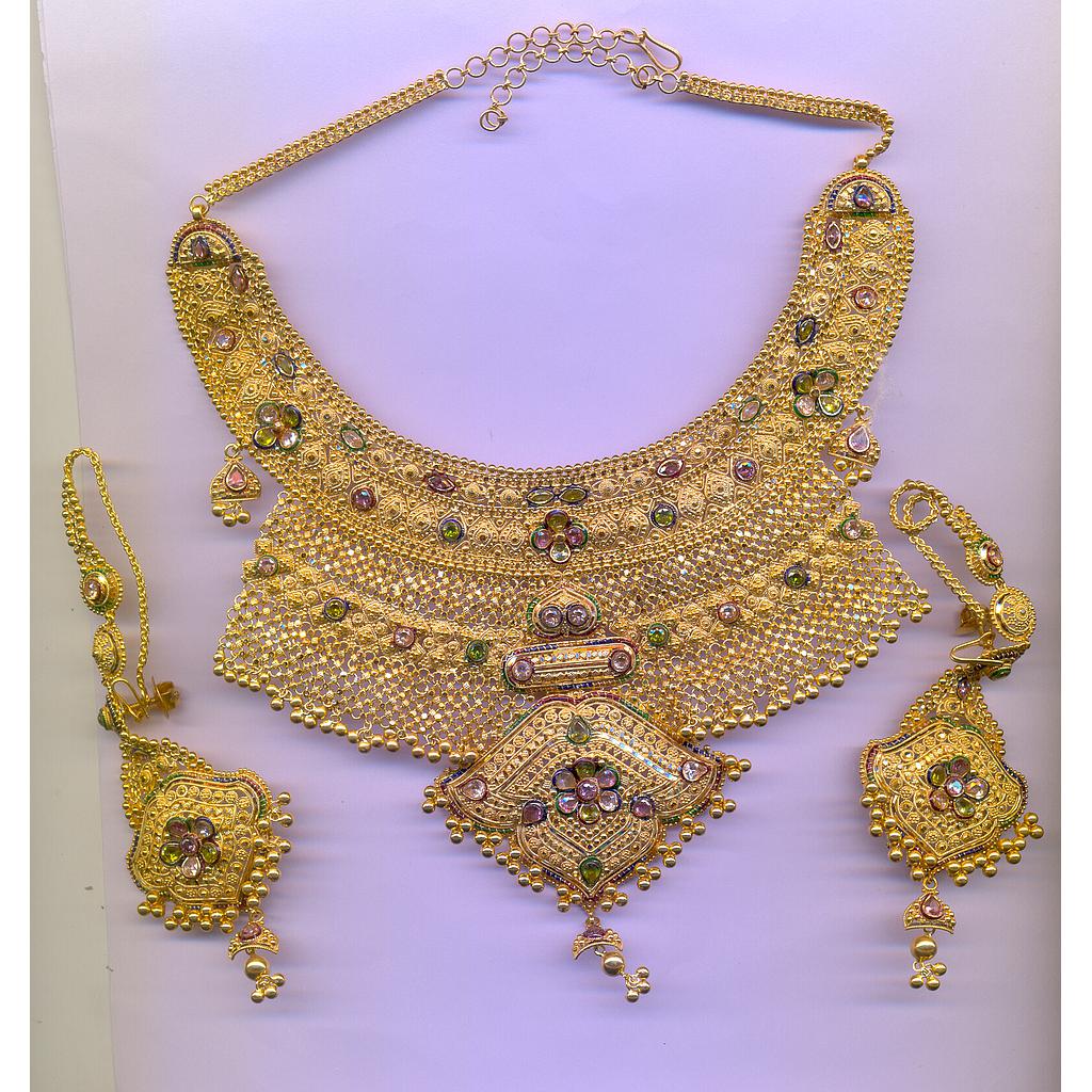 GOLD HALF SET ROUND PLAIN FANCY