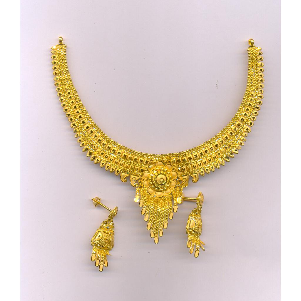 GOLD HALF SET ROUND PLAIN FANCY