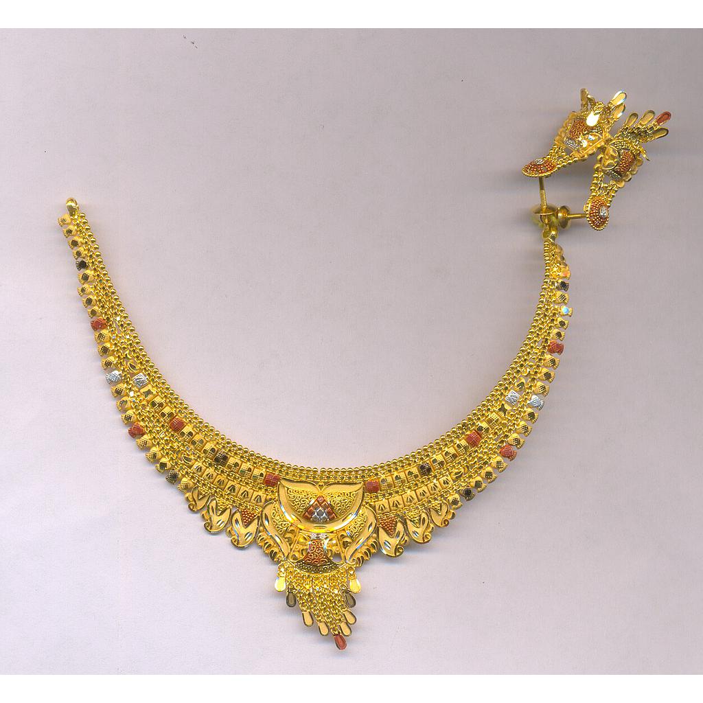 GOLD HALF SET ROUND PLAIN FANCY