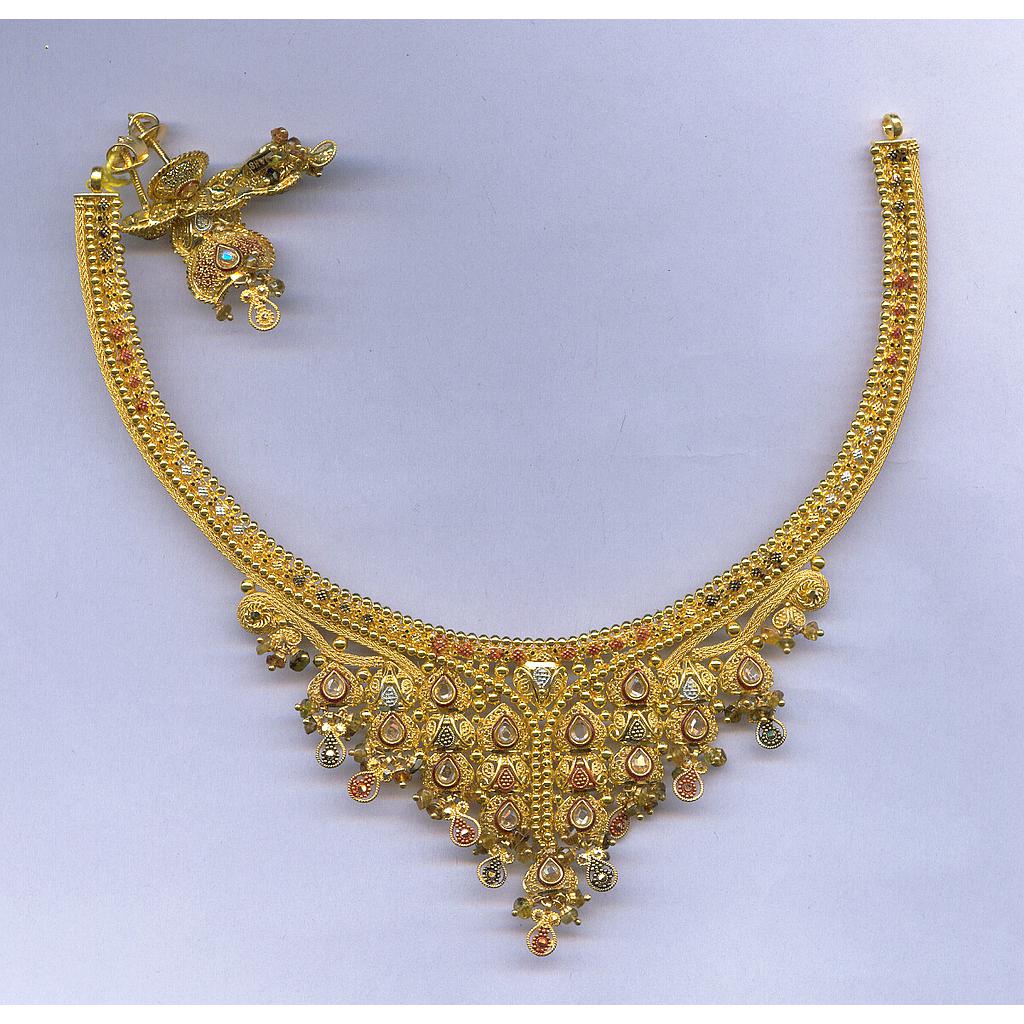 GOLD HALF SET ROUND PLAIN FANCY