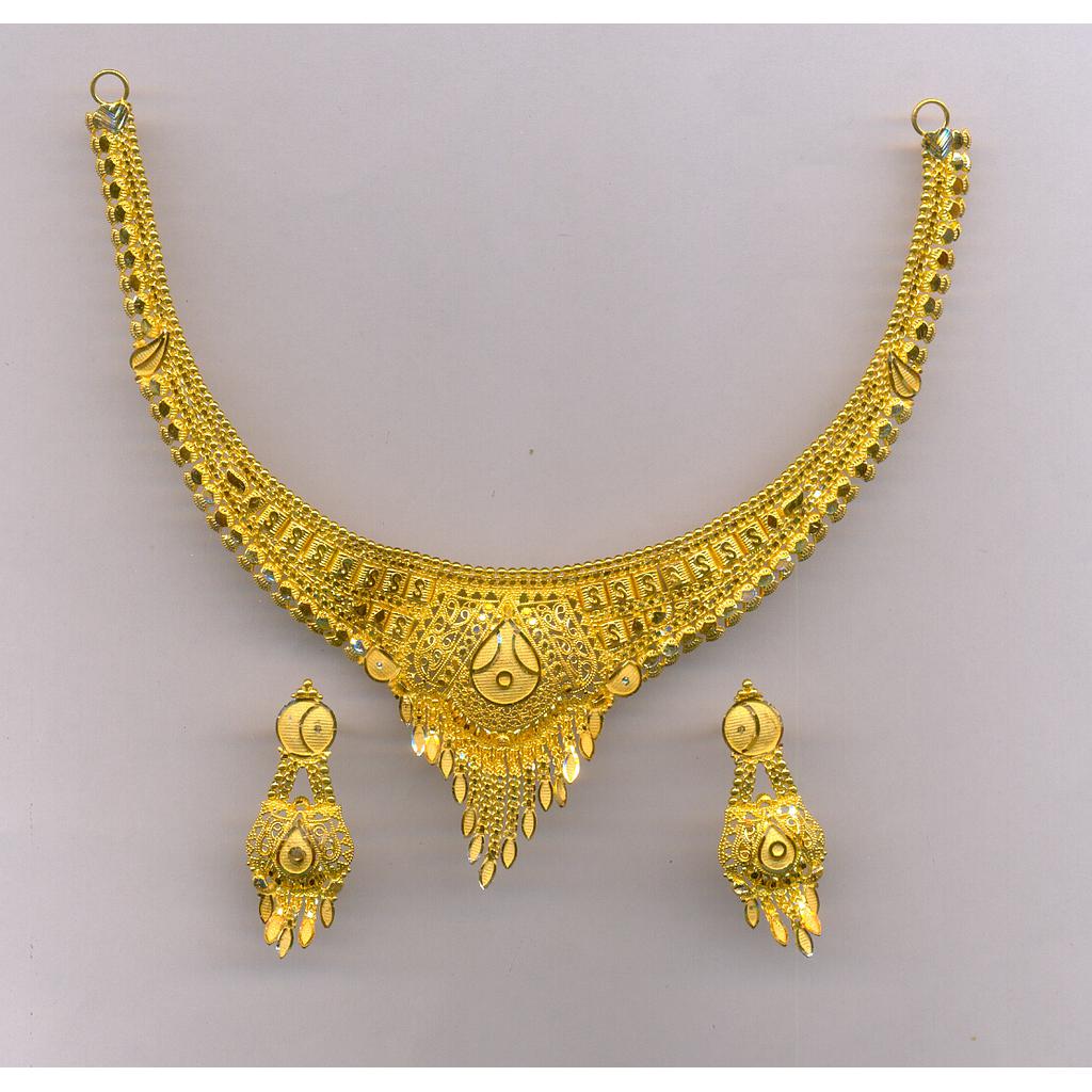 GOLD HALF SET ROUND PLAIN FANCY