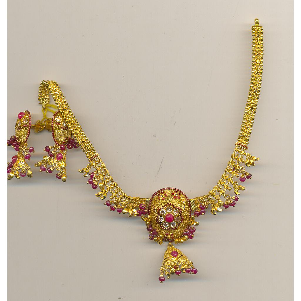 GOLD HALF SET ROUND PLAIN FANCY