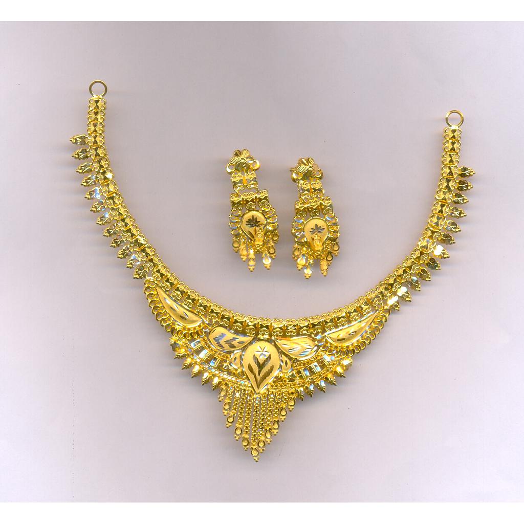 GOLD HALF SET ROUND PLAIN FANCY