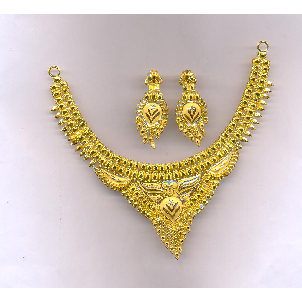 GOLD HALF SET ROUND PLAIN FANCY